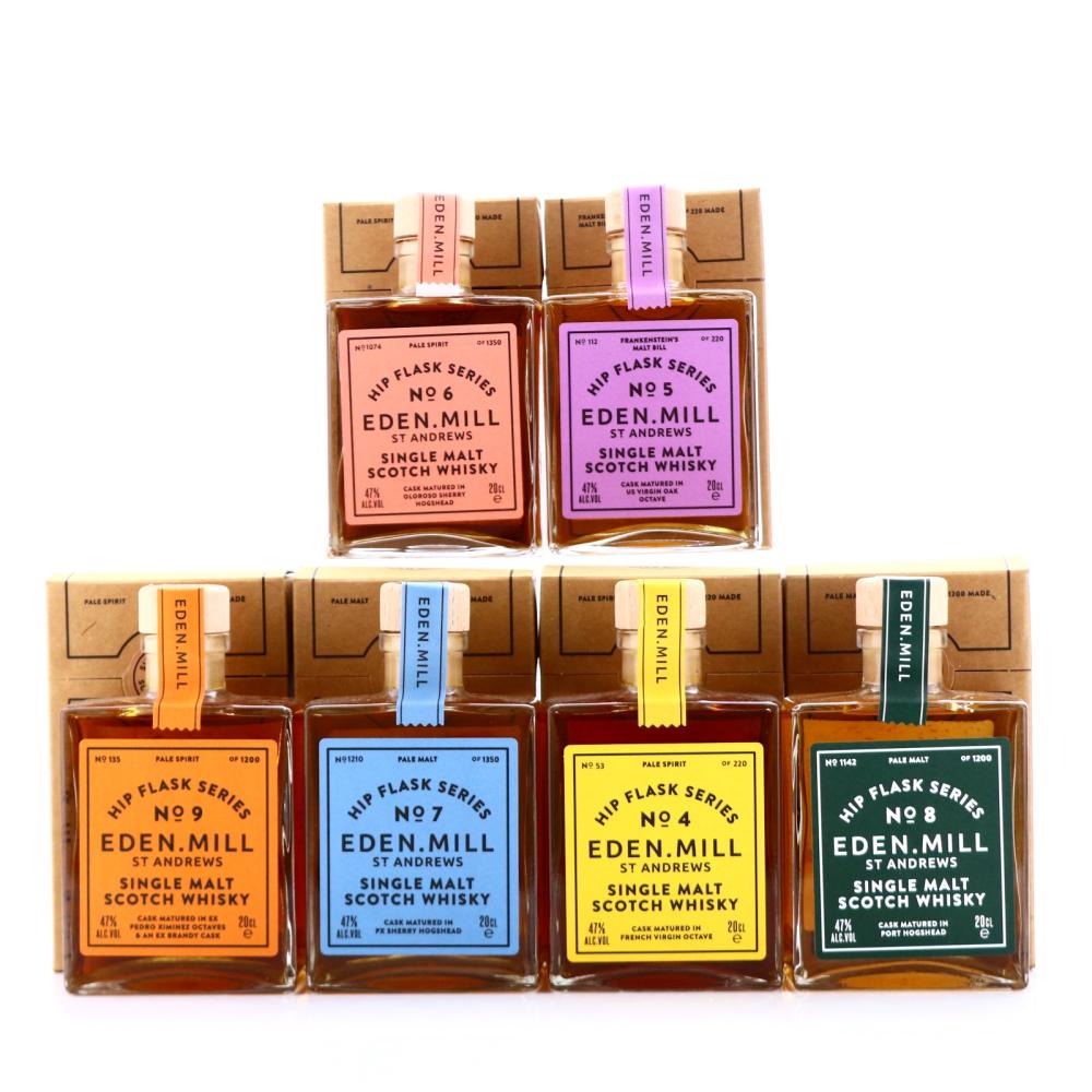 Eden Mill Single Malt Hip Flask Series 6 x 20cl / No.4-9