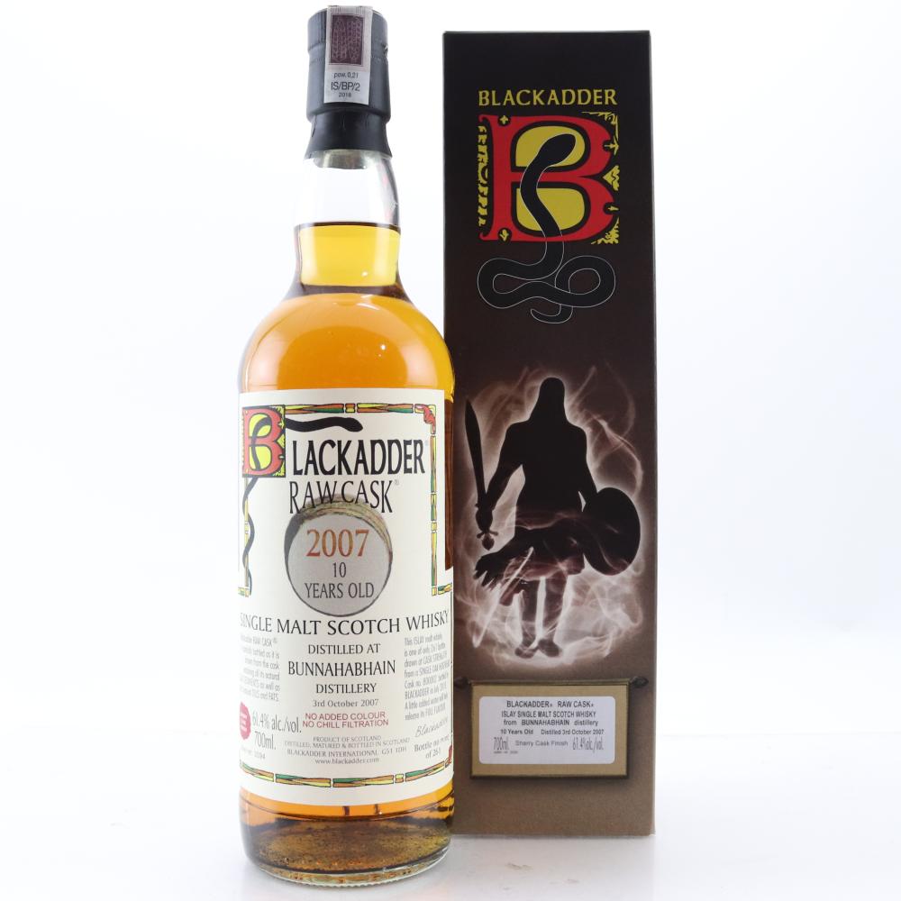 Bunnahabhain 2007 Raw Cask Blackadder 10 Year Old