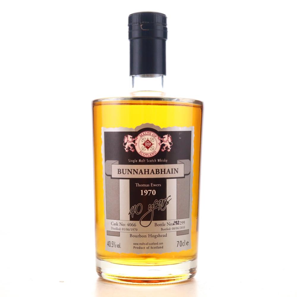 Bunnahabhain 1970 Malts of Scotland Bourbon Hogshead / Thomas Ewers 40th Birthday
