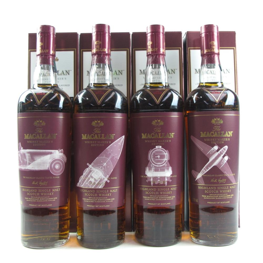 Macallan Whisky Maker's Edition 4 x 70cl / Nick Veasey X-Ray