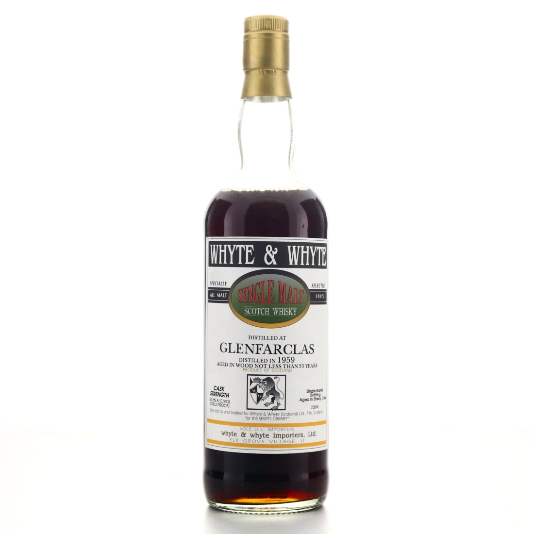 Glenfarclas 1959 Whyte and Whyte 35 Year Old Sherry Cask 75cl / Spirits Library