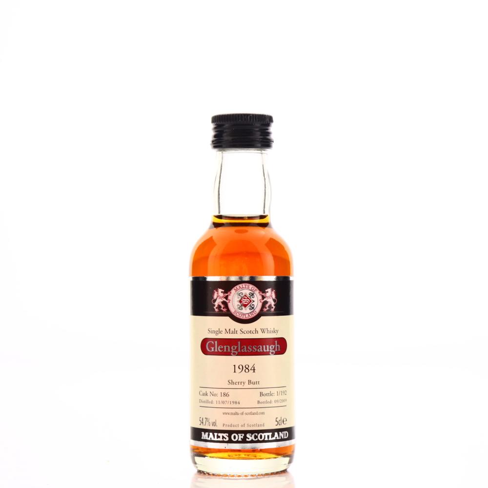 Glenglassaugh 1984 Malts of Scotland Sherry Butt Miniature
