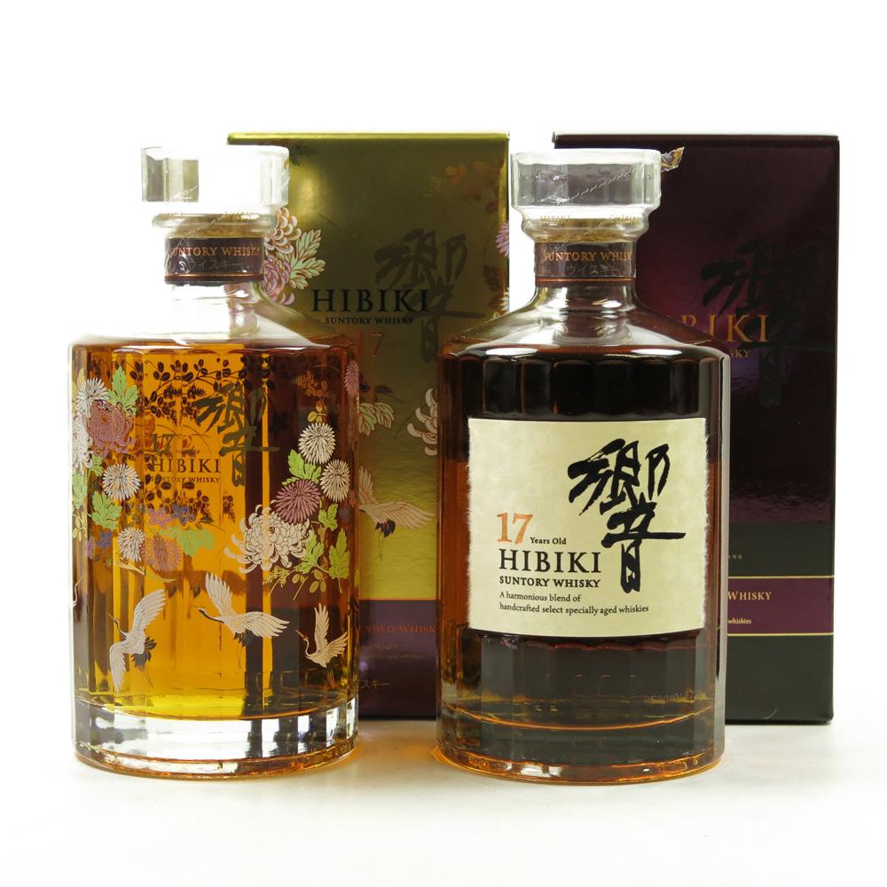 Hibiki 17 Year Old and Hibiki 17 Kacho Fugetsu 2 x 70cl
