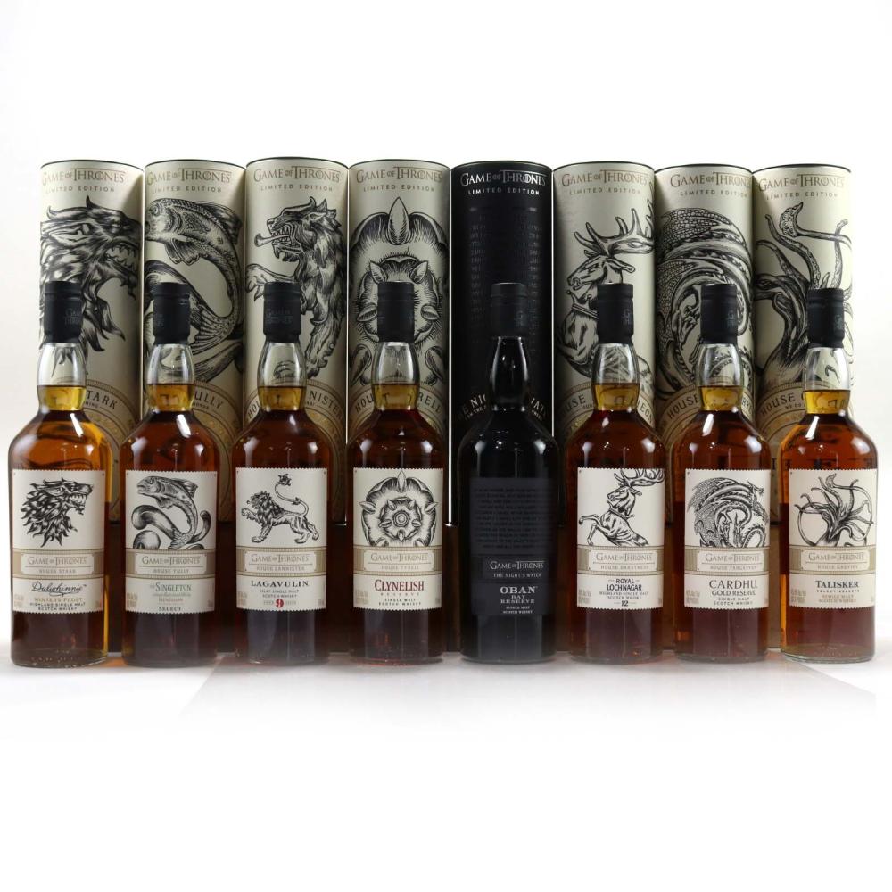 Game of Thrones Limited Editions 8 x 75cl / US Imports