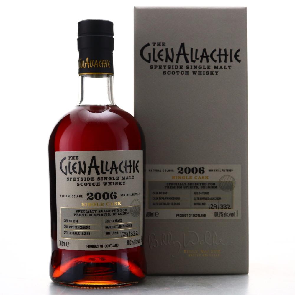 Glenallachie 2006 Single PX Cask 14 Year Old #6591 / Belgium Exclusive