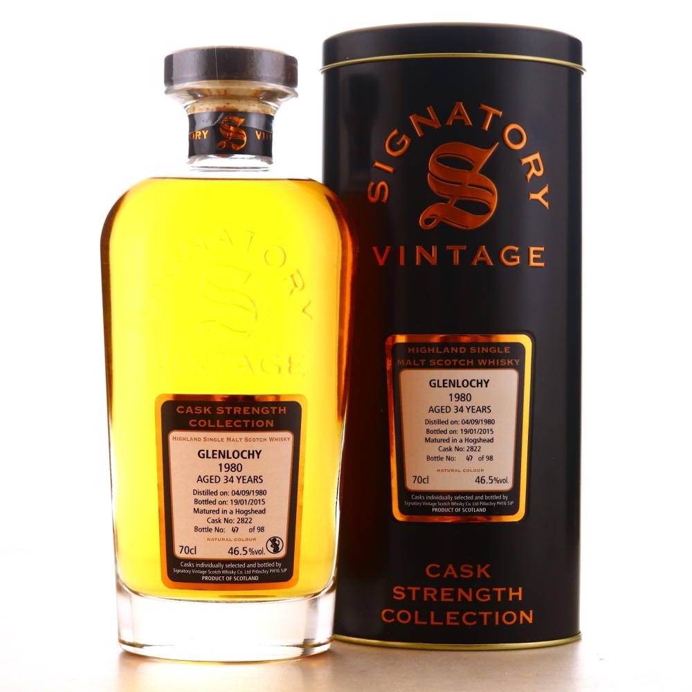 Glenlochy 1980 Signatory Vintage 34 Year Old Cask Strength