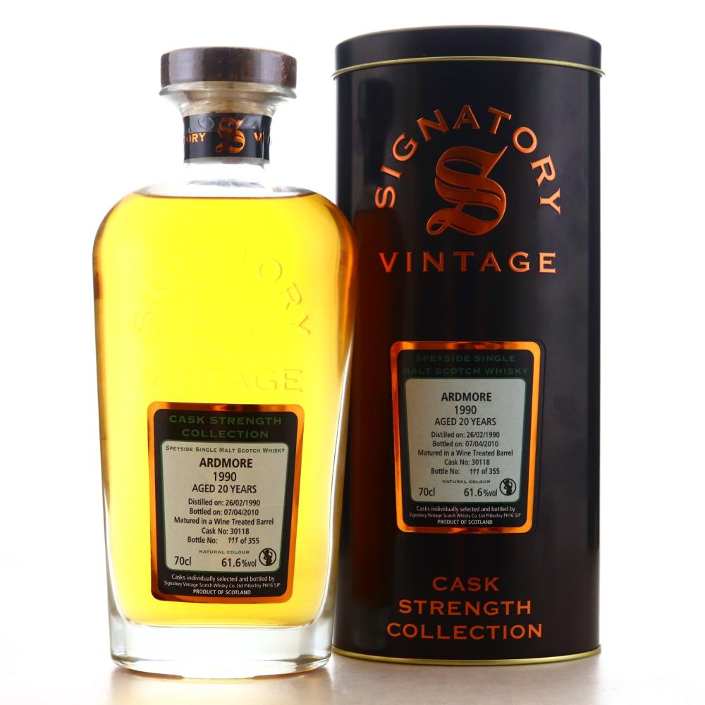 Ardmore 1990 Signatory Vintage 20 Year Old​ Cask Strength