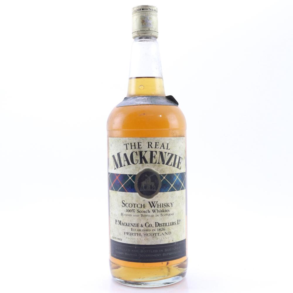 Real MacKenzie Scotch Whisky 1 Litre 1970s