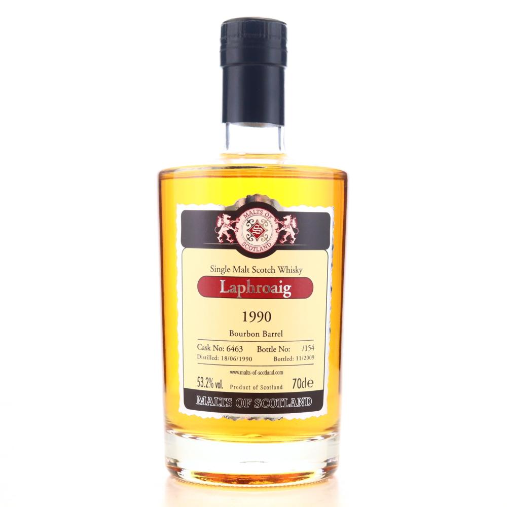 Laphroaig 1990 Malts of Scotland Bourbon Barrel