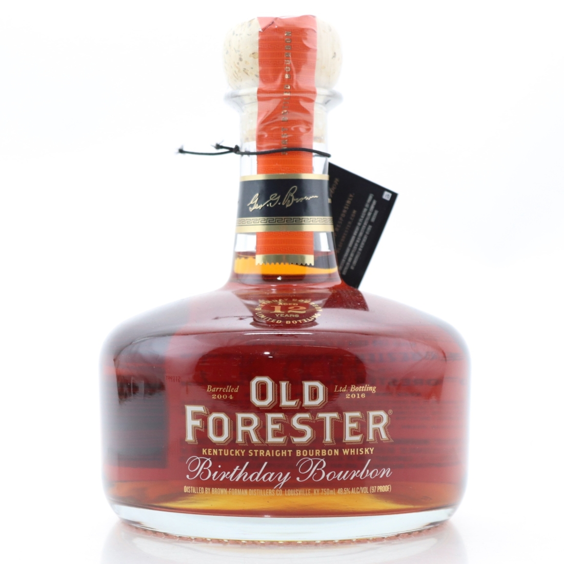 Old Forester 2004 Birthday Bourbon 2016