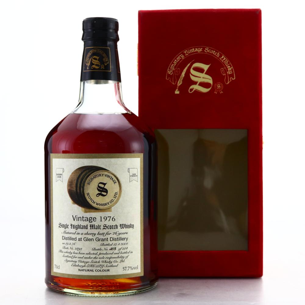 Glen Grant 1976 Signatory Vintage 26 Year Old