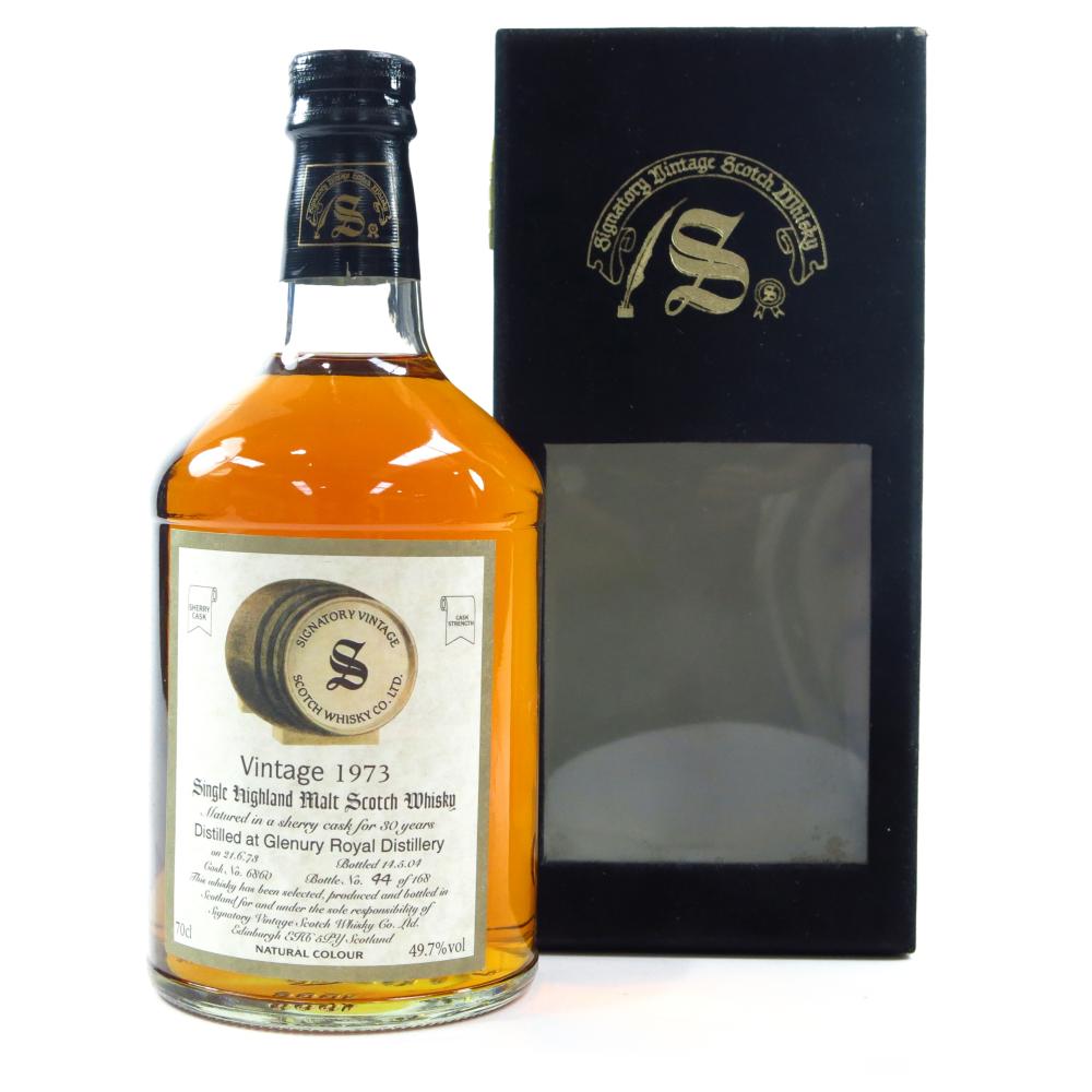 Glenury Royal 1973 Signatory Vintage 30 Year Old