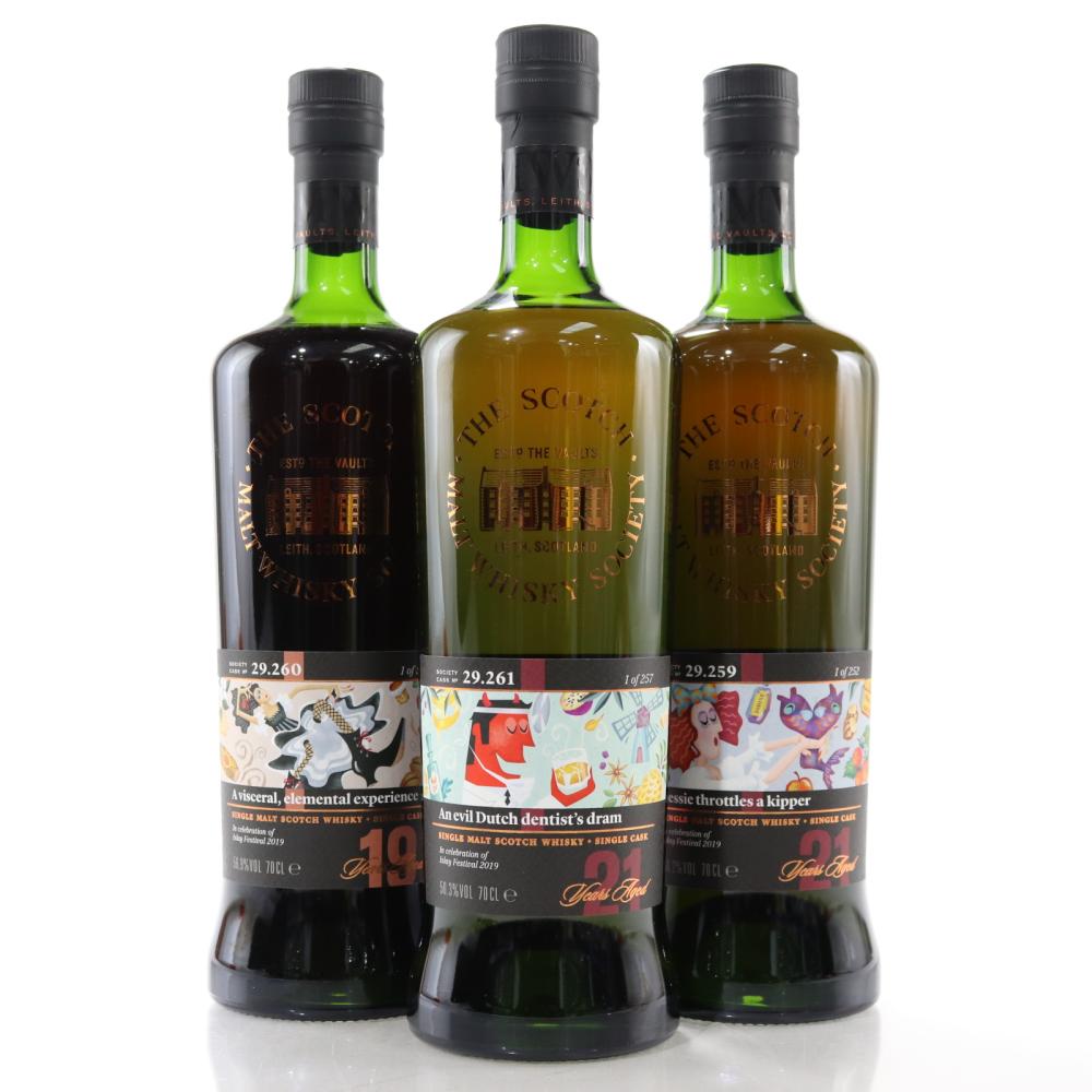 Laphroaig SMWS Feis Ile 2019 Releases 3 x 70cl 