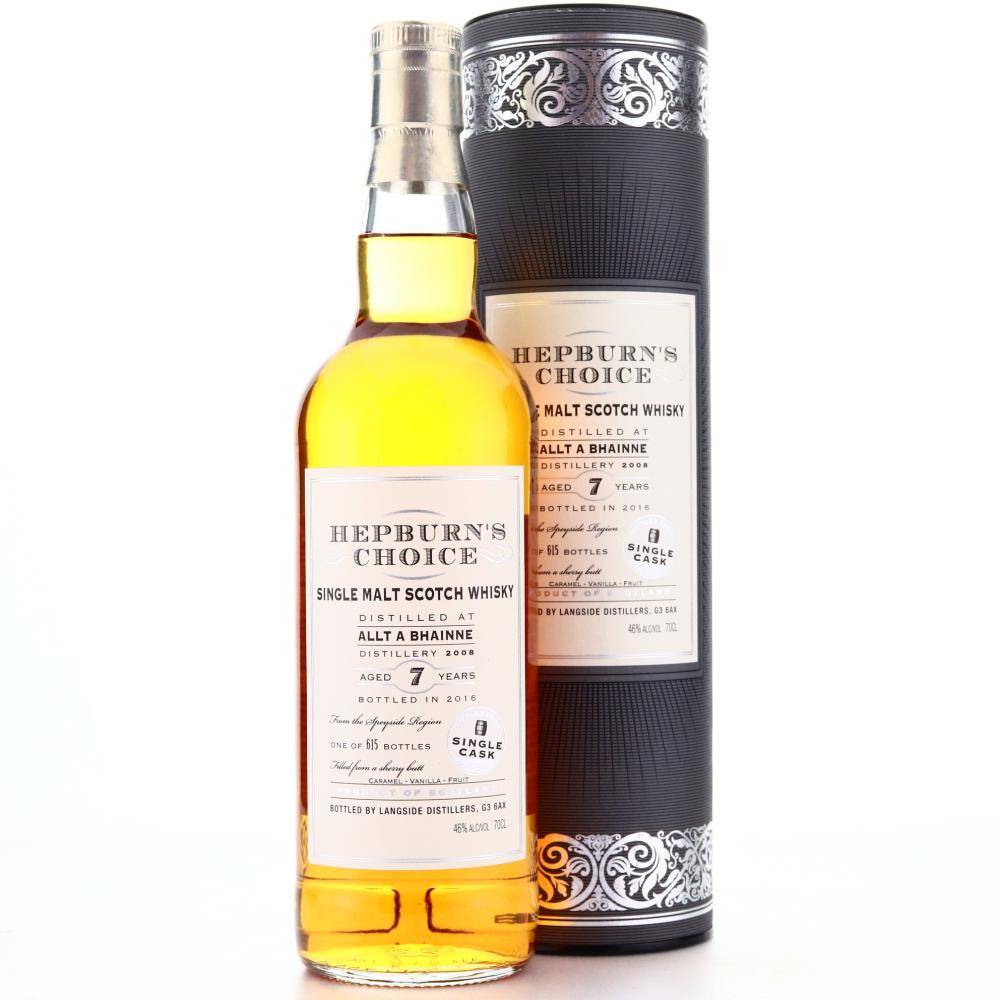 Allt-A-Bhainne 2008 Hepburn's Choice 7 Year Old