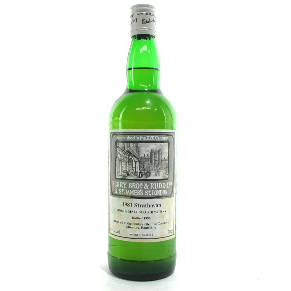 Glenlivet 1981 Berry Brothers and Rudd / Strathavon