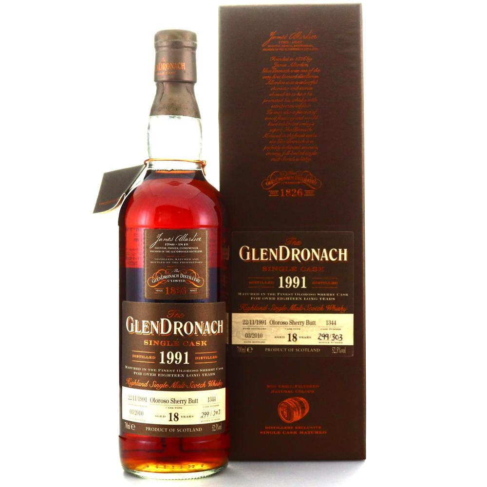 Glendronach 1991 Single Oloroso Cask 18 Year Old #1344