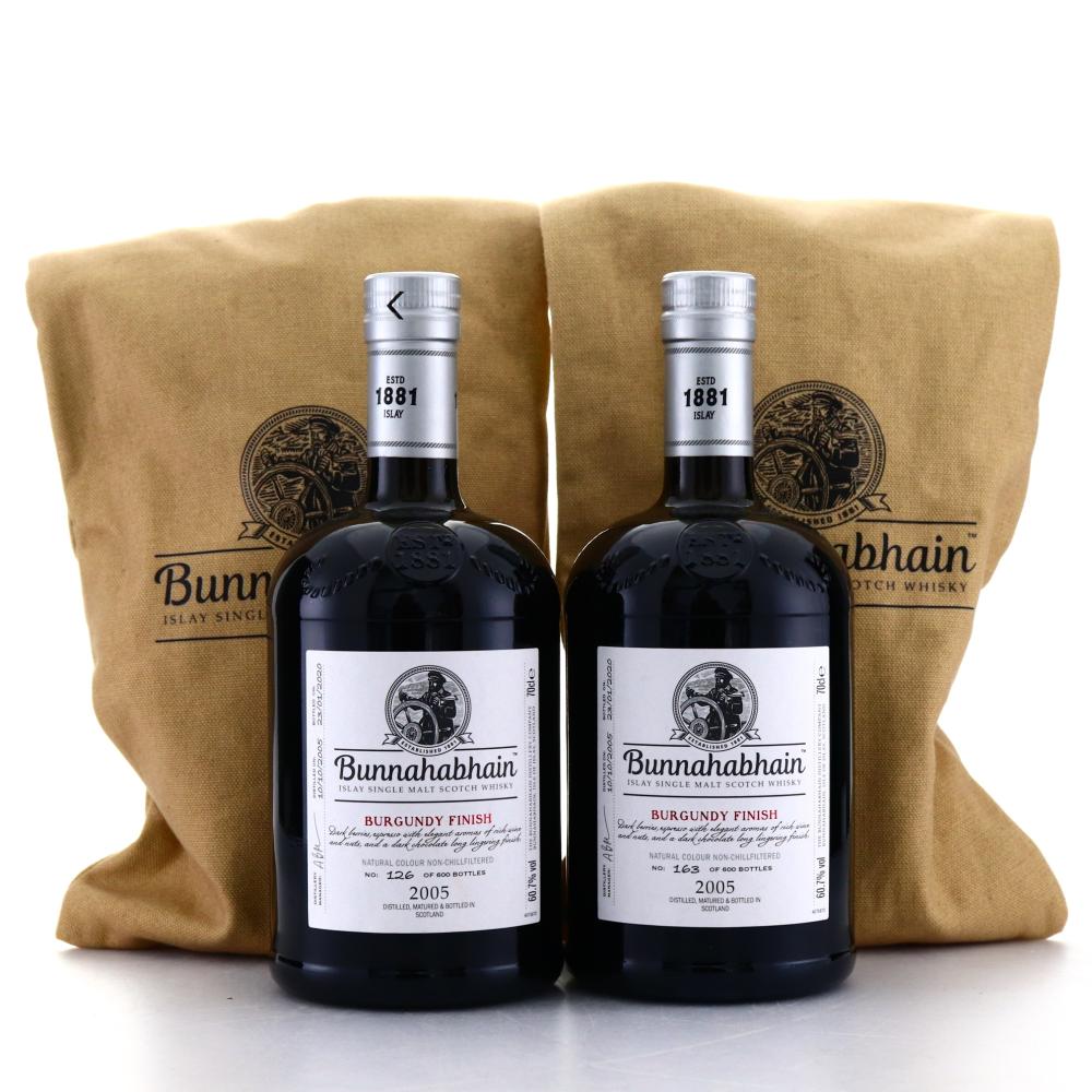Bunnahabhain 2005 Burgundy Finish 2 x 70cl