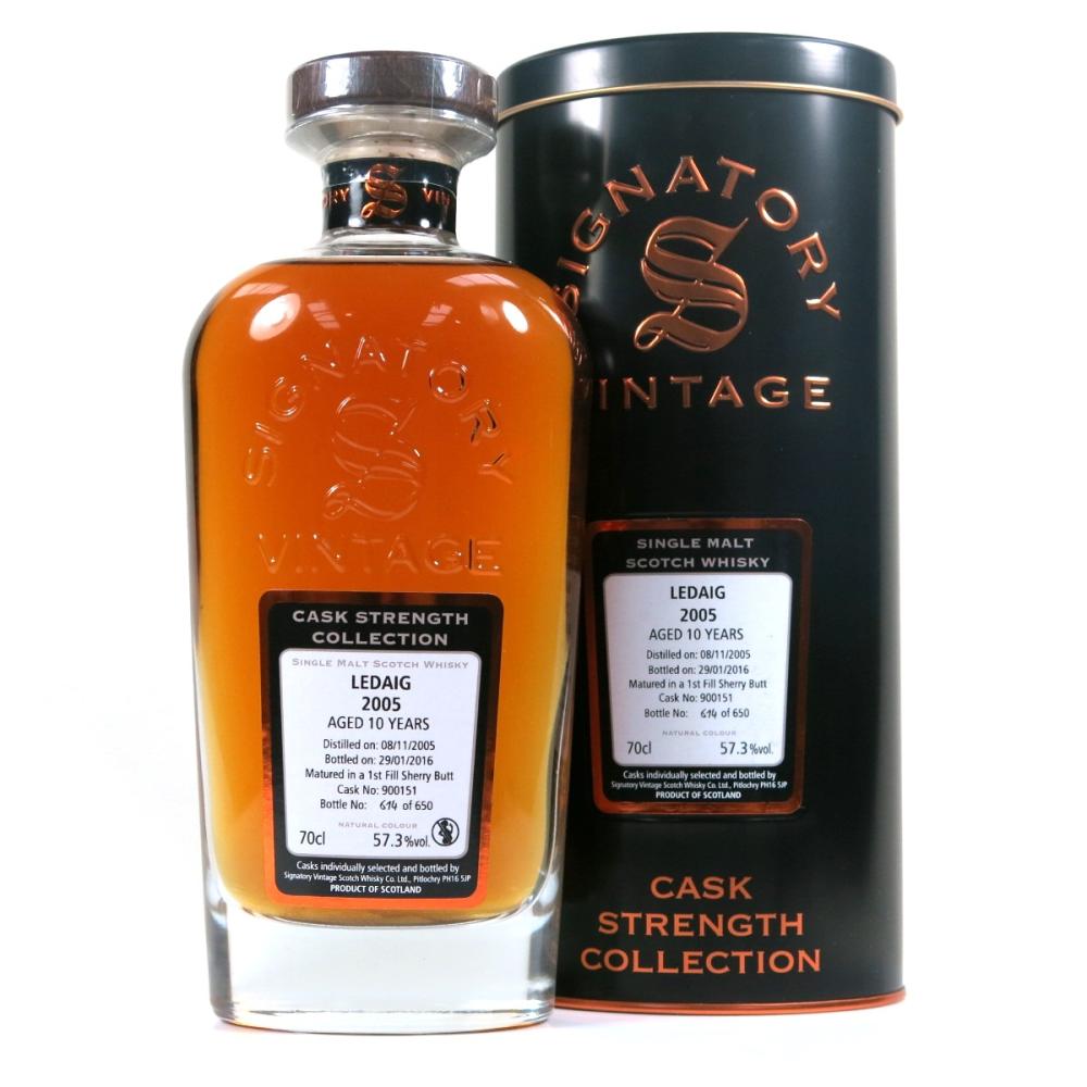 Ledaig 2005 Signatory Vintage 10 Year Old