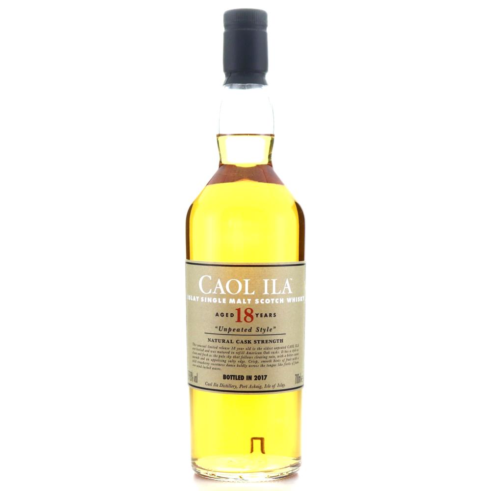 Caol Ila 18 Year Old Unpeated 2017 Release