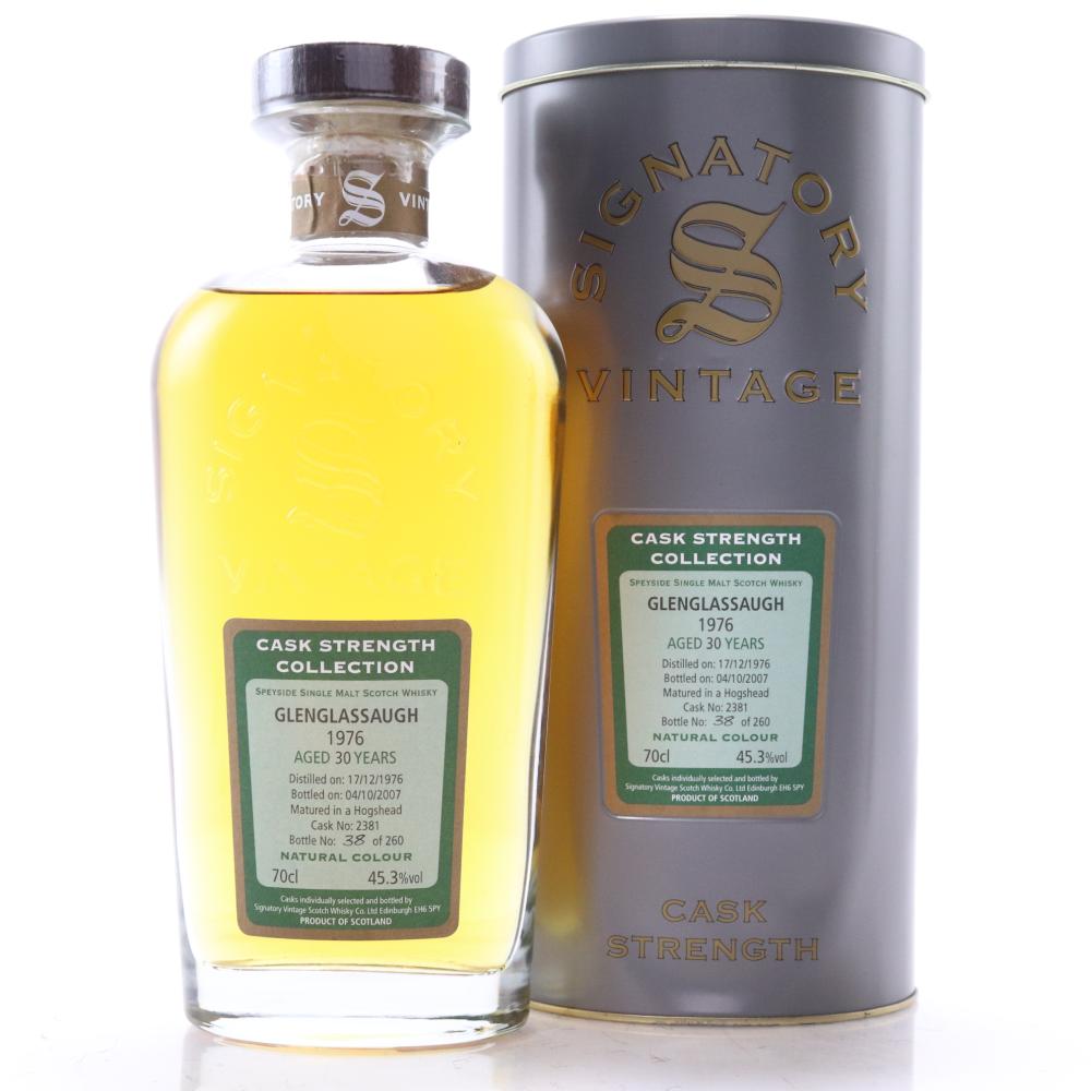 Glenglassaugh 1976 Signatory Vintage 30 Year Old Cask Strength