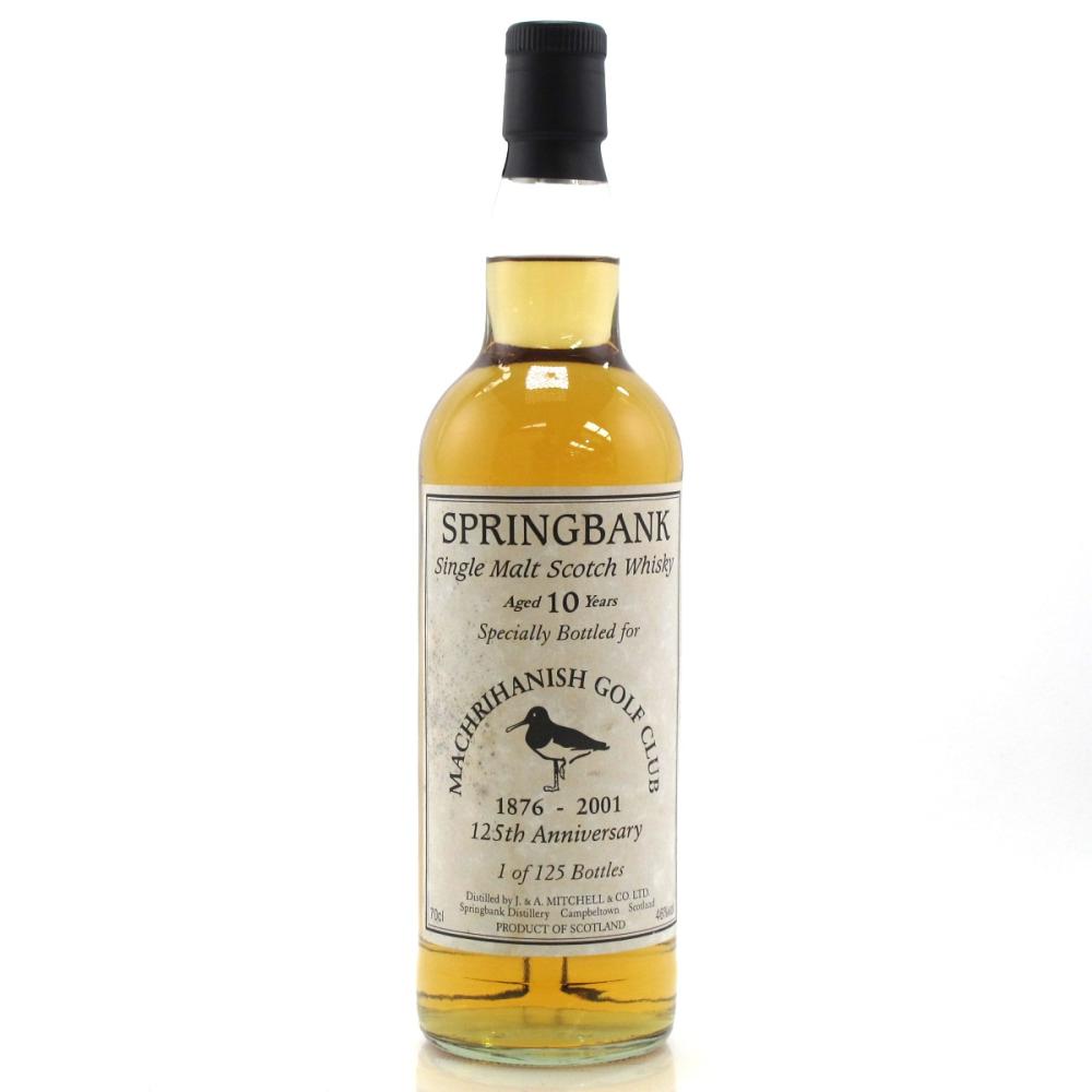 Springbank 10 Year Old / Machrihanish Golf Club 125th Anniversary