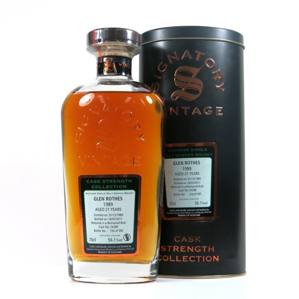 Glenrothes 1989 Signatory Vintage 21 Year Old
