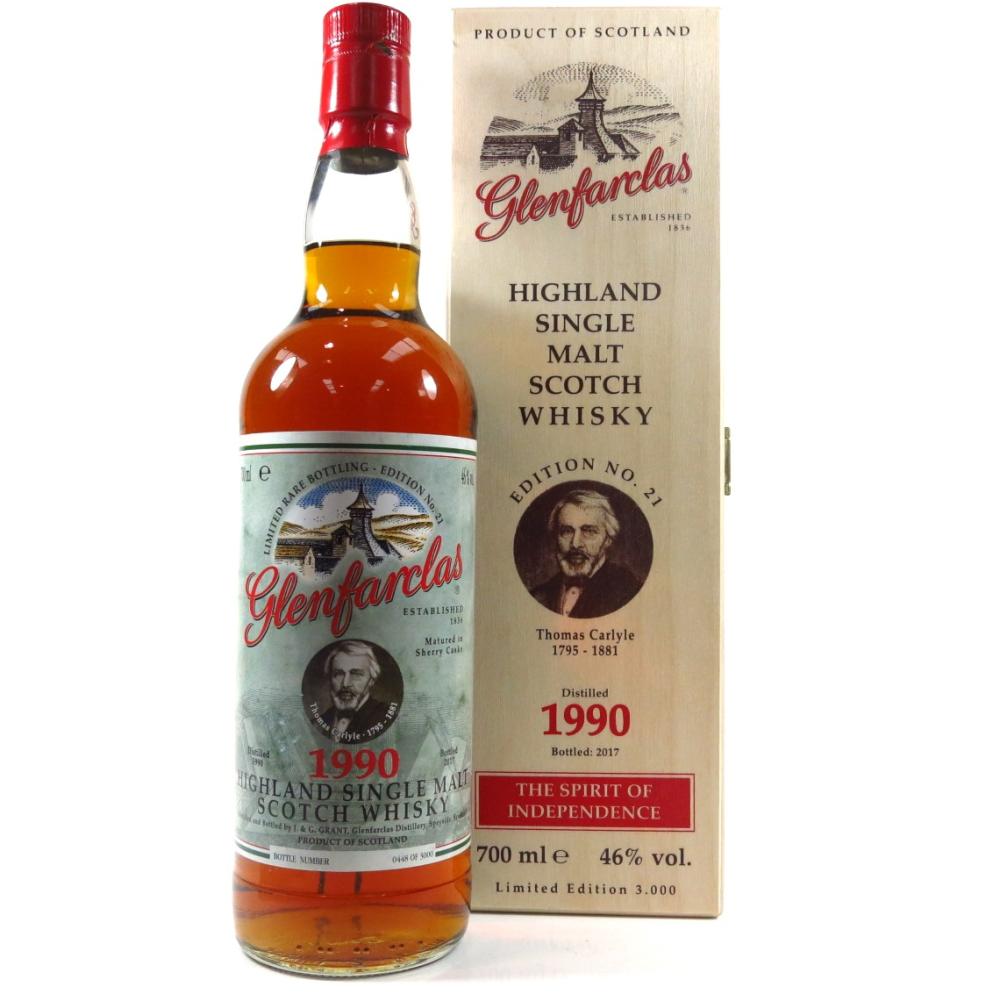 Glenfarclas 1990 Rare Edition Bottling No. 21 Thomas Carlyle