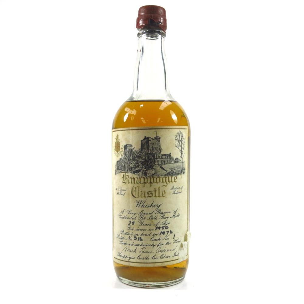 Daly's Tullamore 1950 Knappogue Castle 25 Year Old