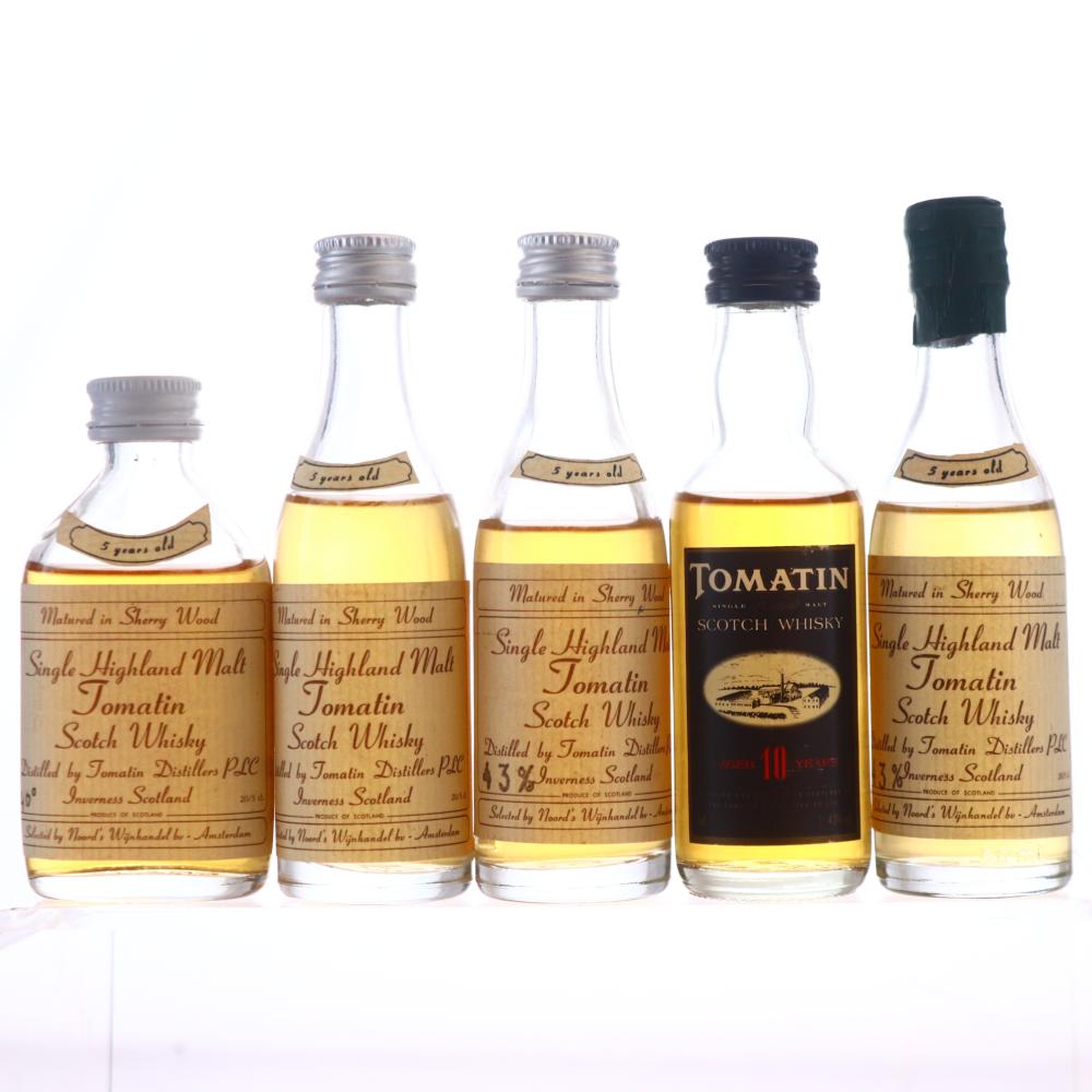 Tomatin Miniatures x 5