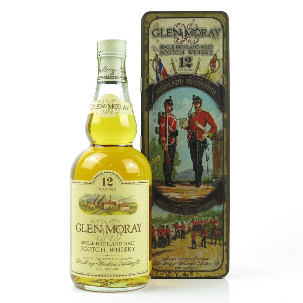 Glen Moray 12 Year Old The Highland Light Infantry Tin 