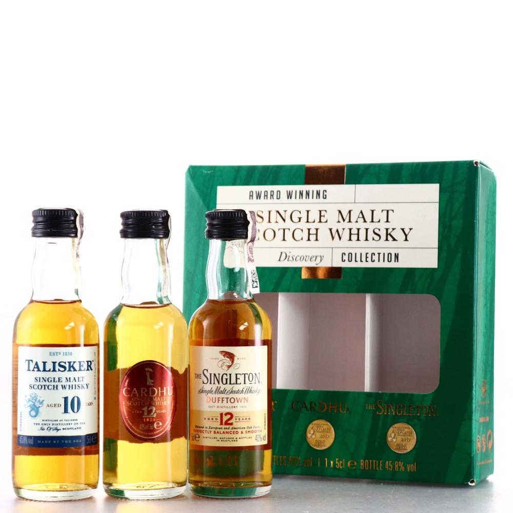 Diageo Discovery Collection Miniatures x 3