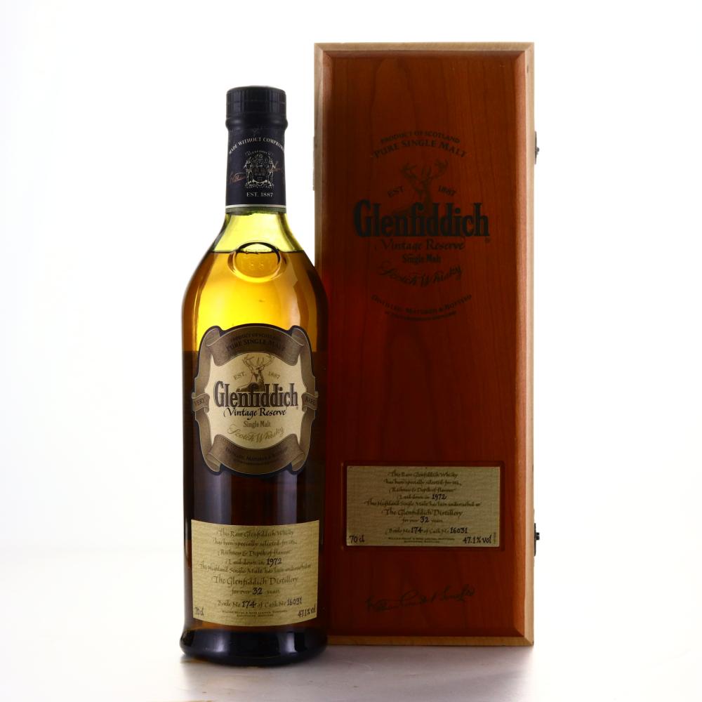 Glenfiddich 1972 Vintage Reserve 32 Year Old