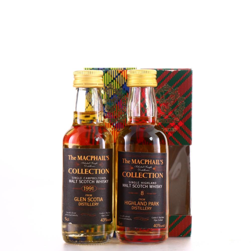 Gordon and MacPhail Miniatures x 2 including Highland Park