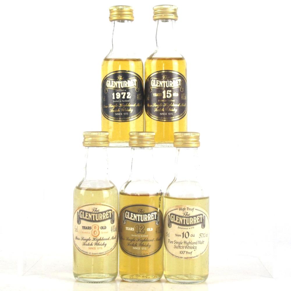 Glenturret Miniature Selection 5 x 5cl  / Including 1972