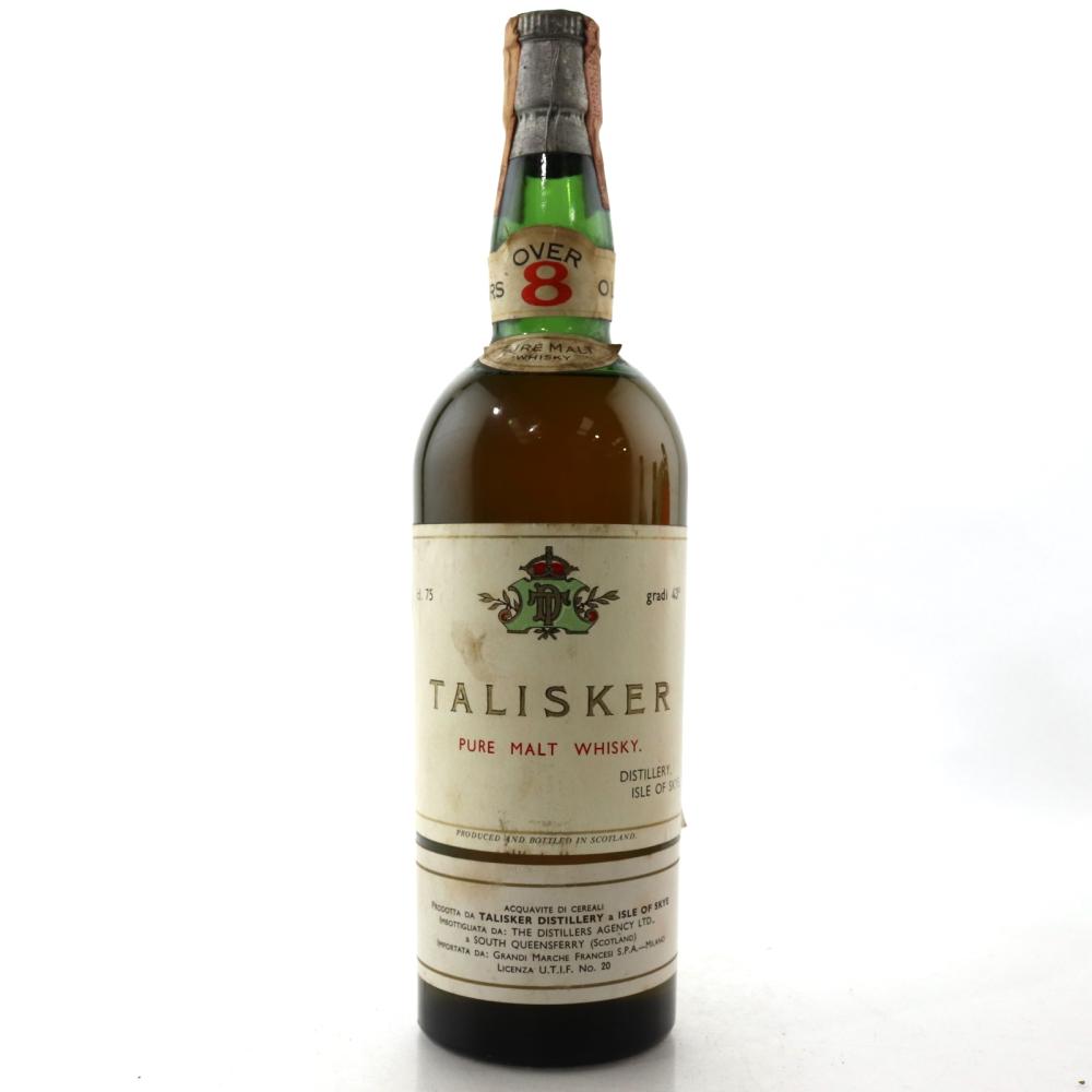 Talisker 8 Year Old Pure Malt 1960s / Grandi Marche Francesi Import
