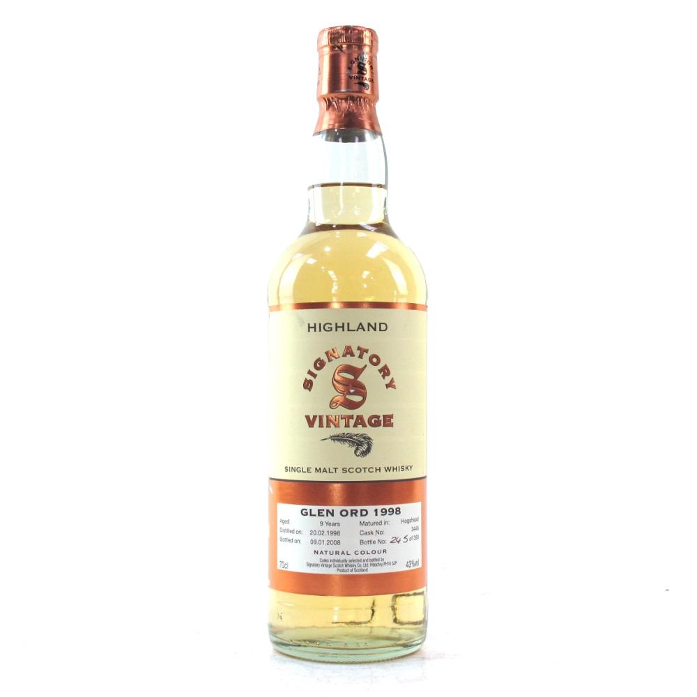 Glen Ord 1998 Signatory Vintage 9 Year Old
