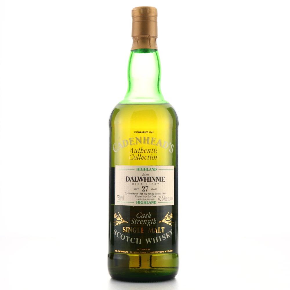 Dalwhinnie 1966 Cadenhead's 27 Year Old 75cl / US Import
