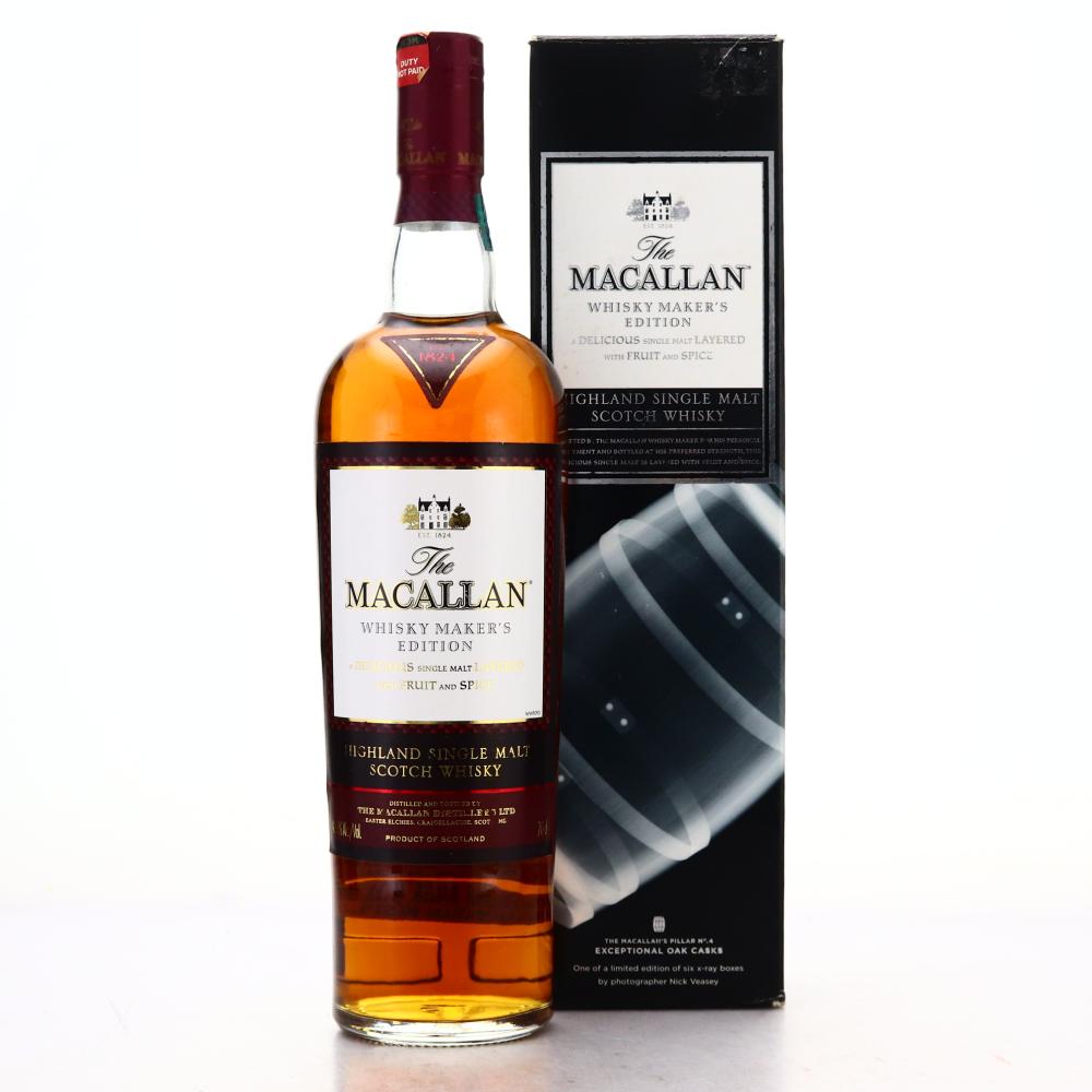 Macallan Whisky Maker's Edition Exceptional Oak Cask / Nick Veasey Six Pillars