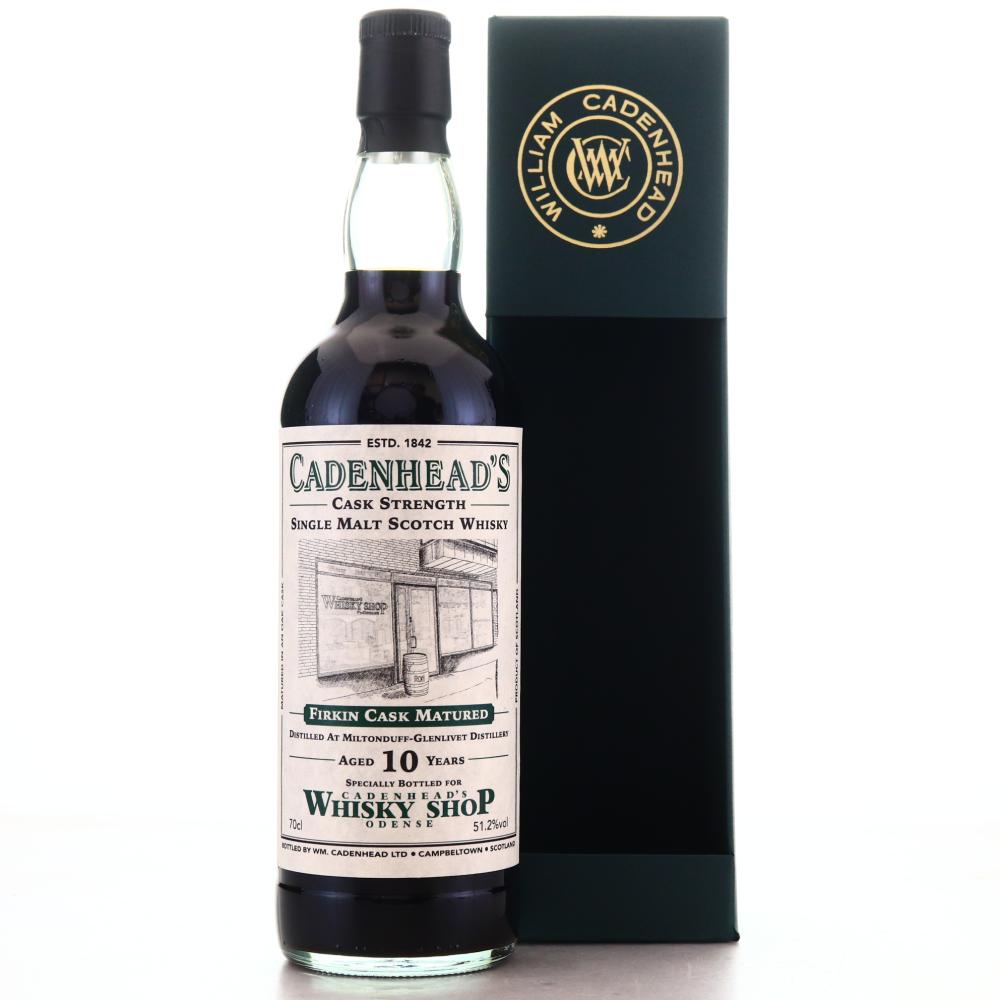 Miltonduff 10 Year Old Cadenhead's Firkin Cask / Odense Shop