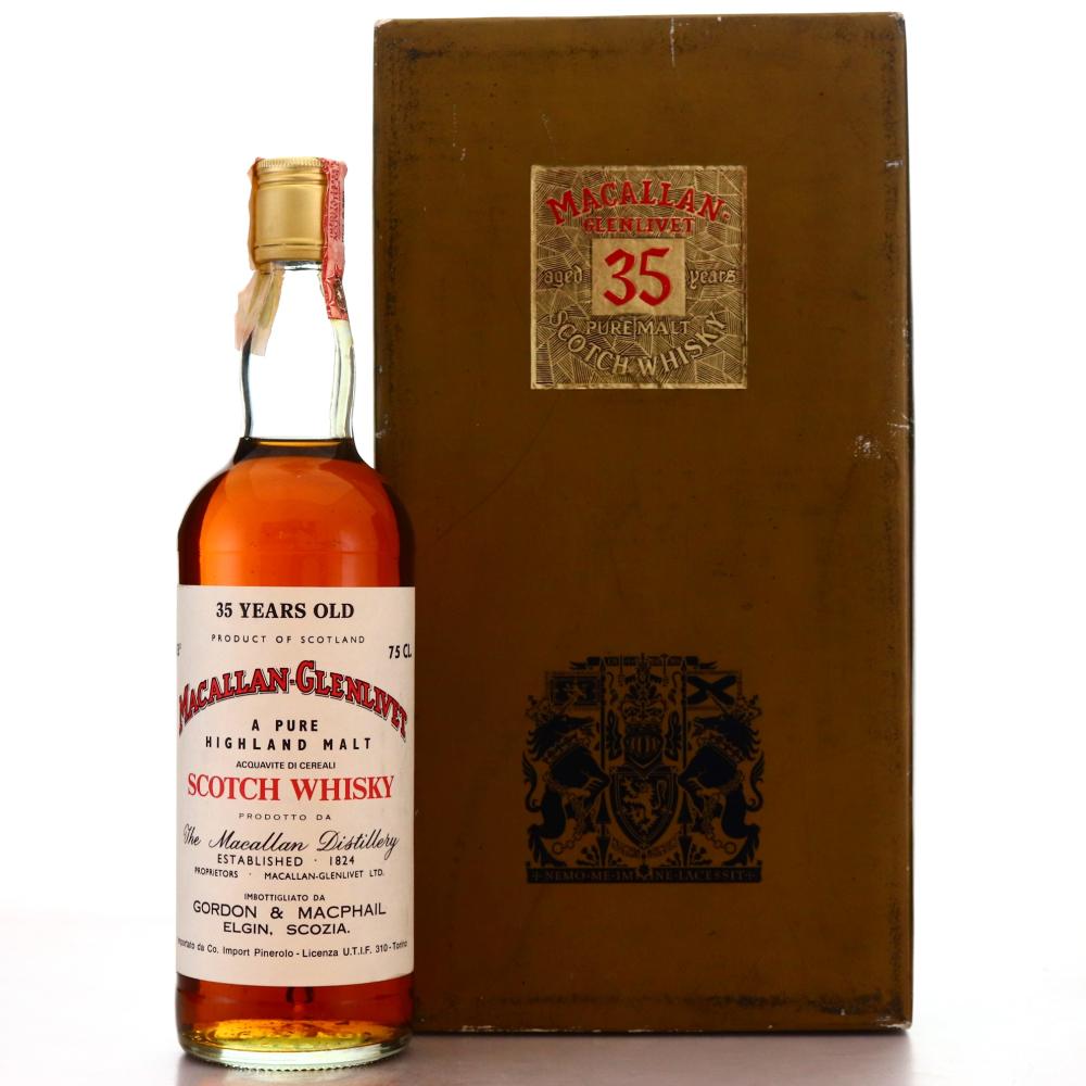 Macallan 35 Year Old Gordon and MacPhail early 1980s / Co. Pinerolo Import