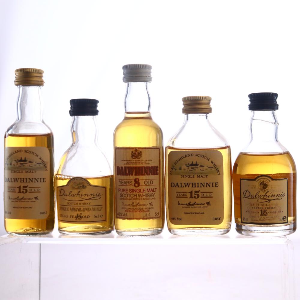 Dalwhinnie Miniatures x 5