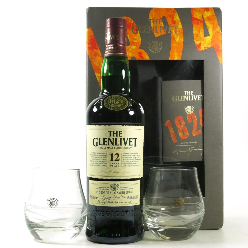 Glenlivet 12 Year Old Glass Pack