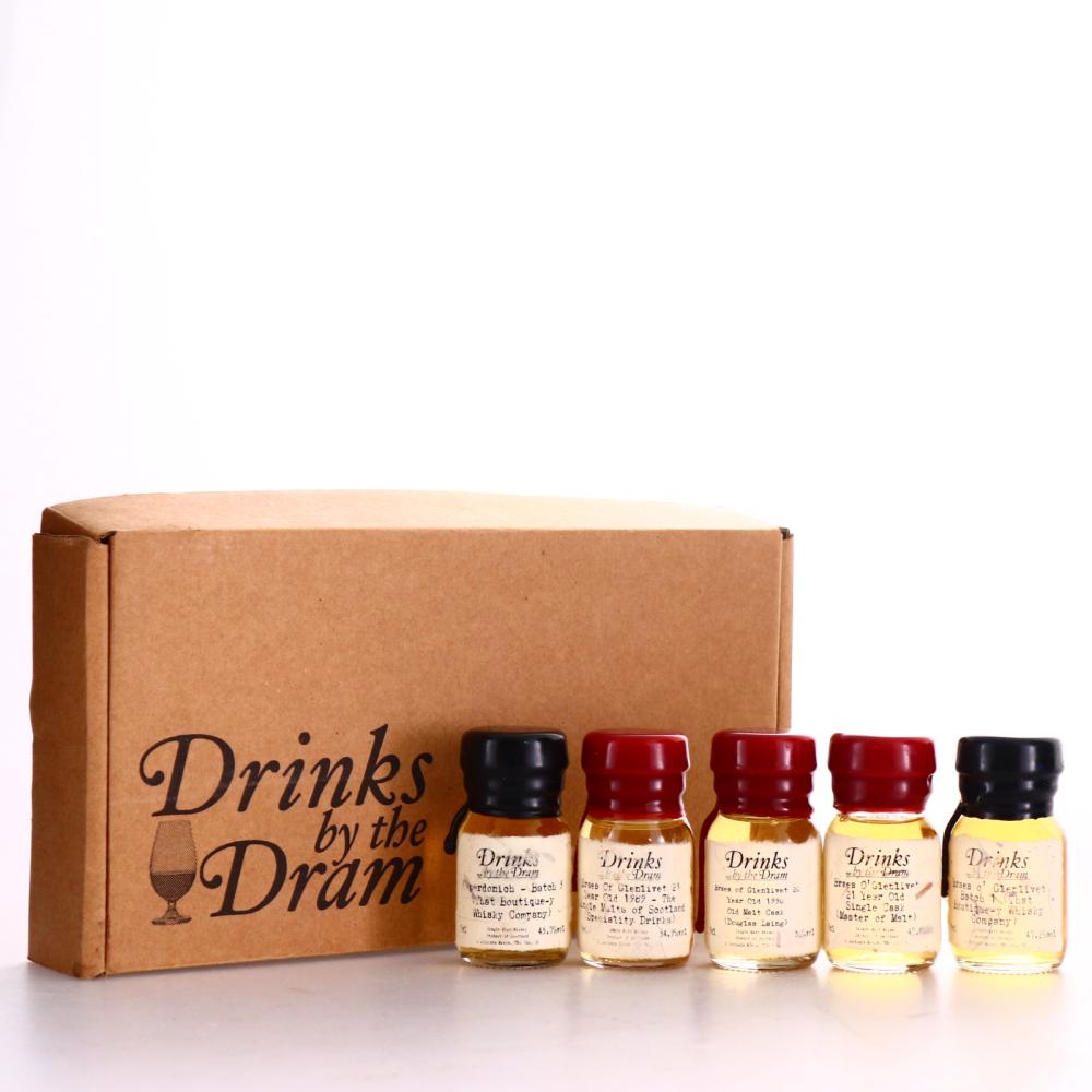 Caperdonich & Braes of Glenlivet Drinks by the Dram Samples x 5