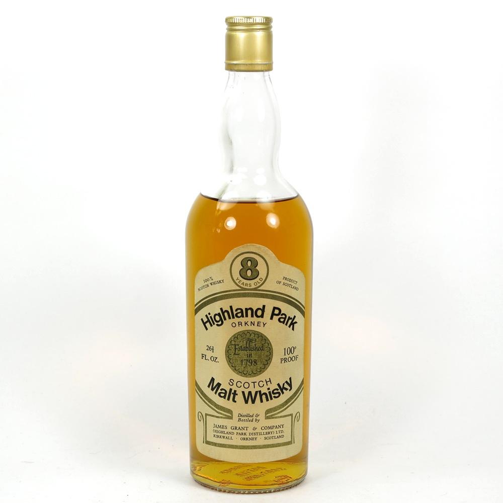 Highland Park 8 Year Old 1970s / 100 Proof