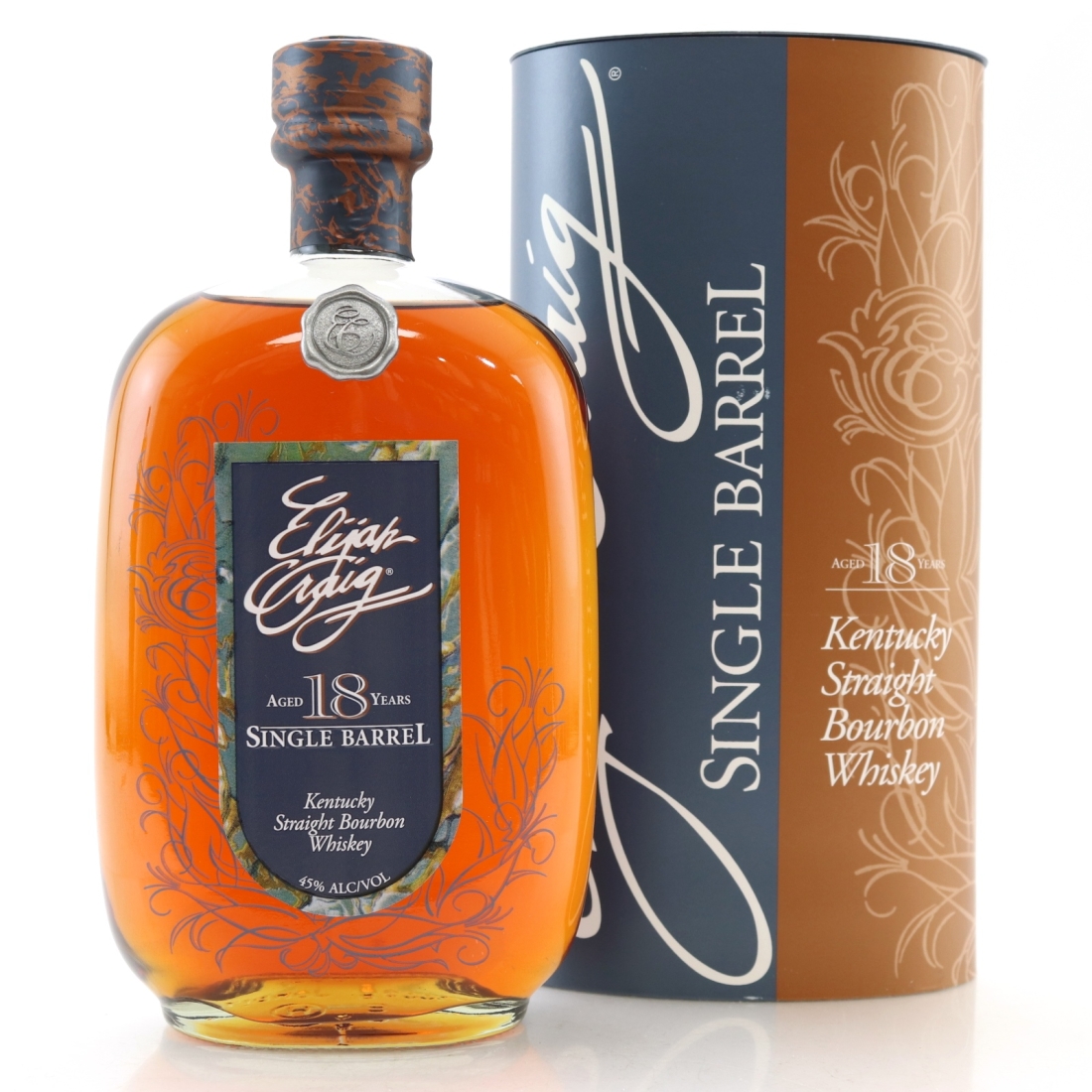 Elijah Craig 1989 Single Barrel 18 Year Old 