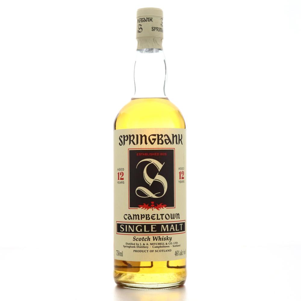 Springbank 12 Year Old Red Thistle 75cl 1990s / US Import