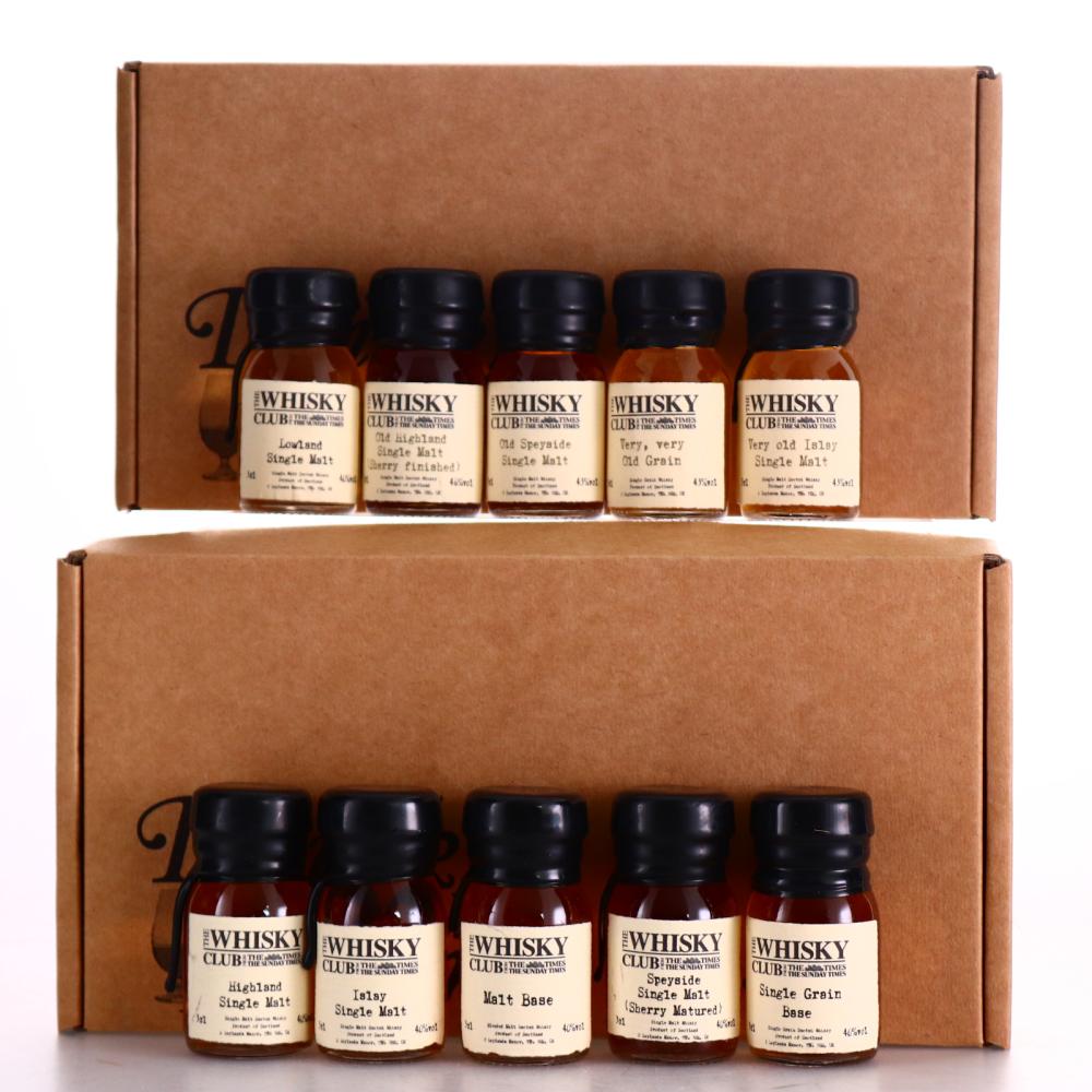 Sunday Times Whisky Club Drinks by the Dram Samples x 10 / Blending Set
