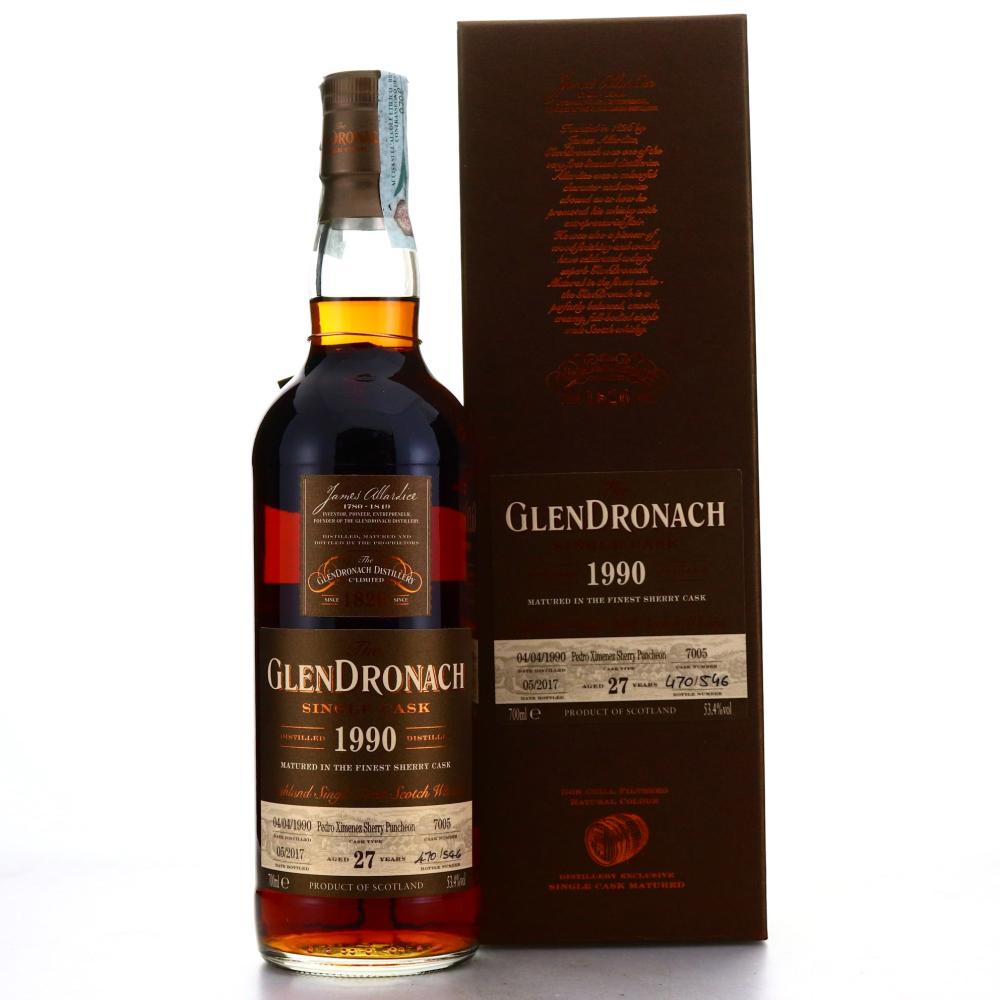 Glendronach 1990 Single PX Cask 27 Year Old #7005