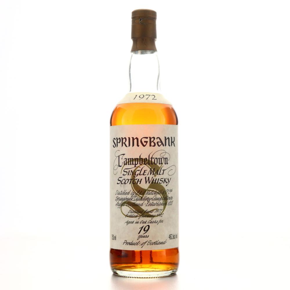 Springbank 1972 19 Year Old 75cl / US Import