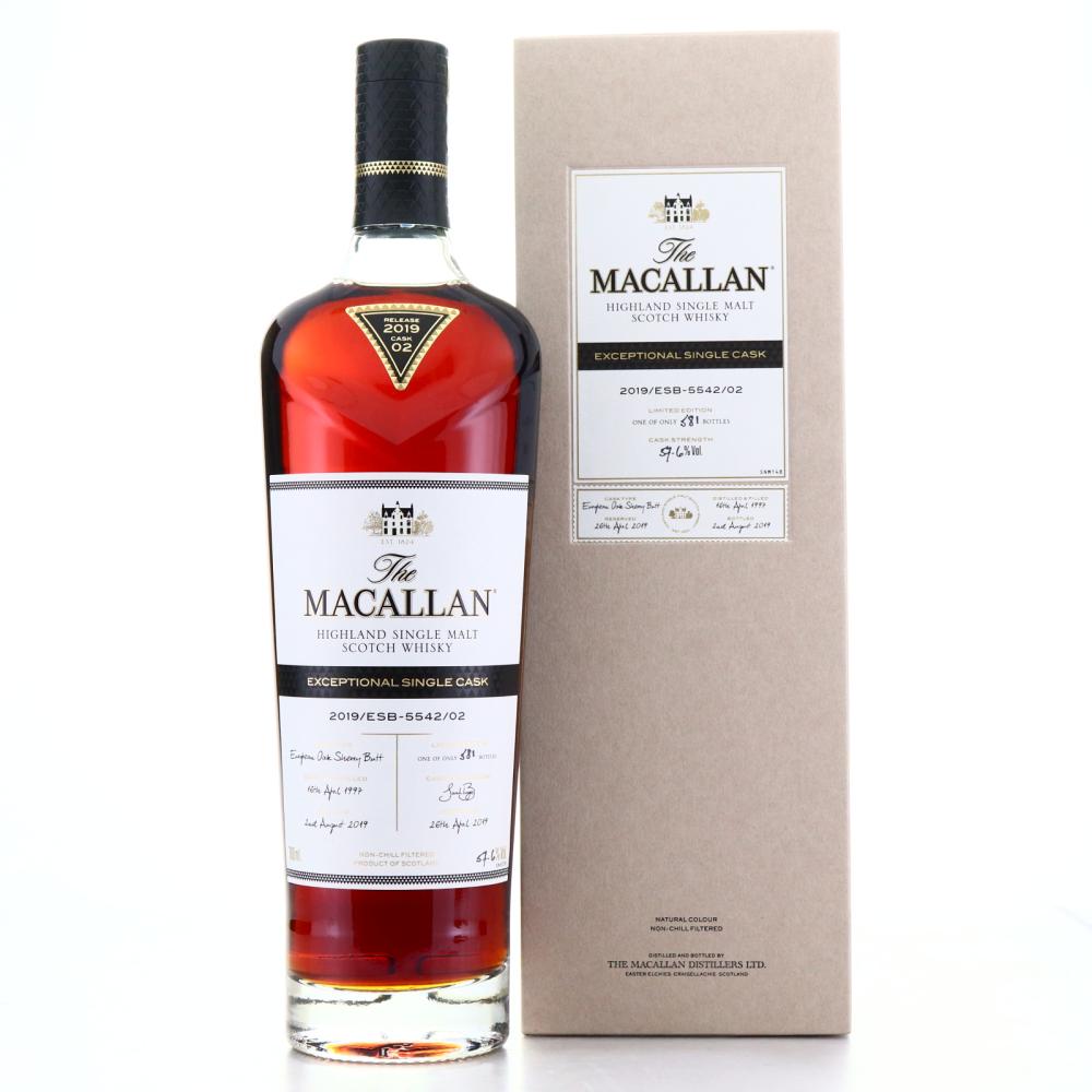 Macallan 1997 Exceptional Cask #5542/02 / 2019 Release